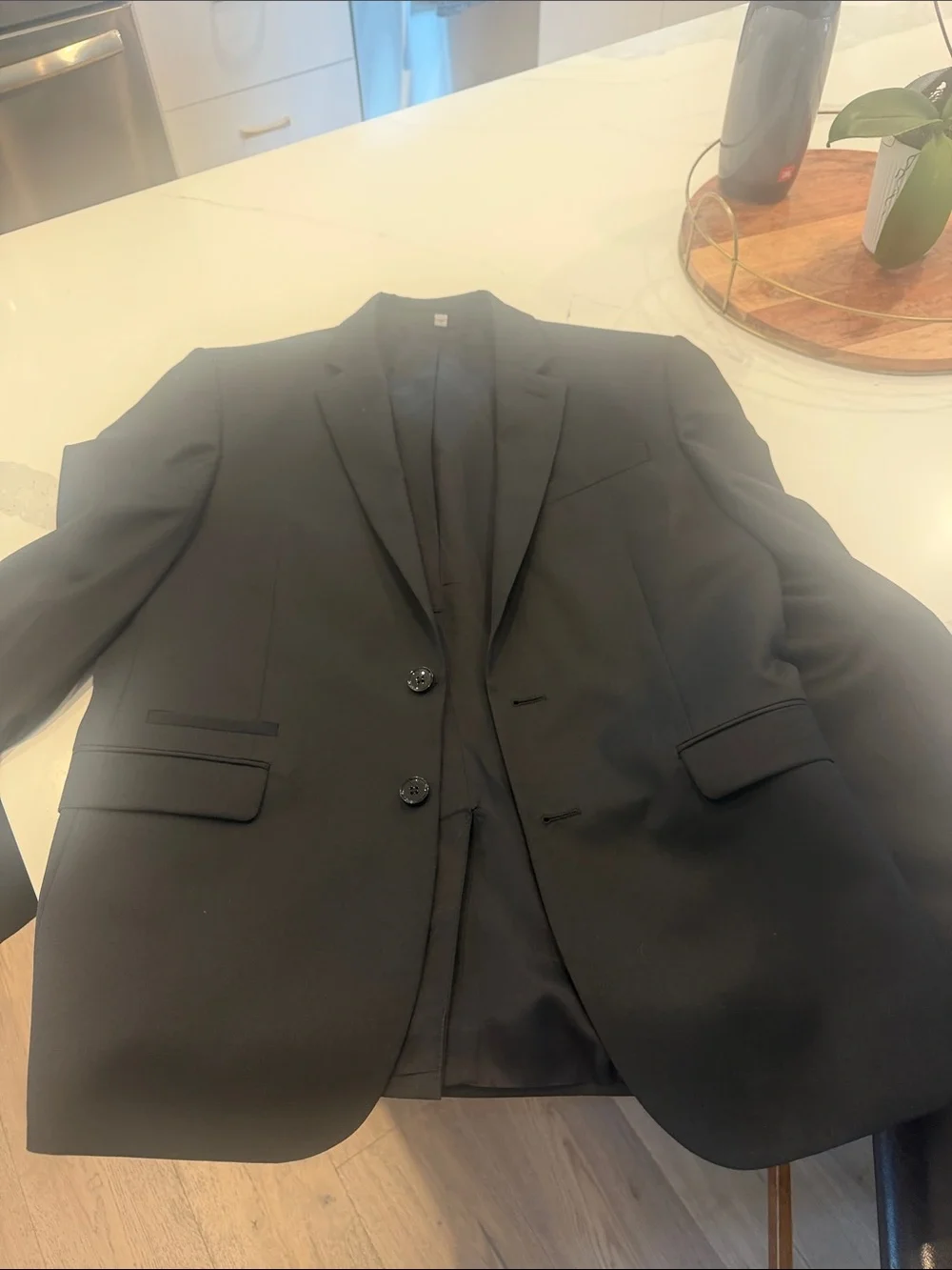 Express “Photographer” Fitted Black Blazer
